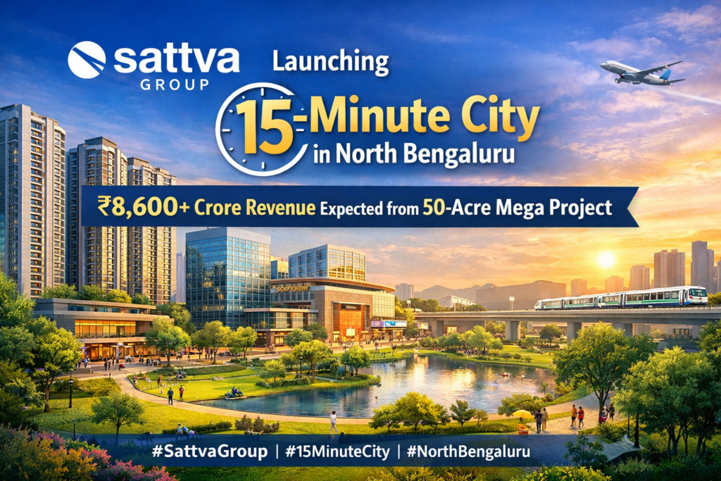 Sattva Group Launches 15-Minute City in North Bengaluru