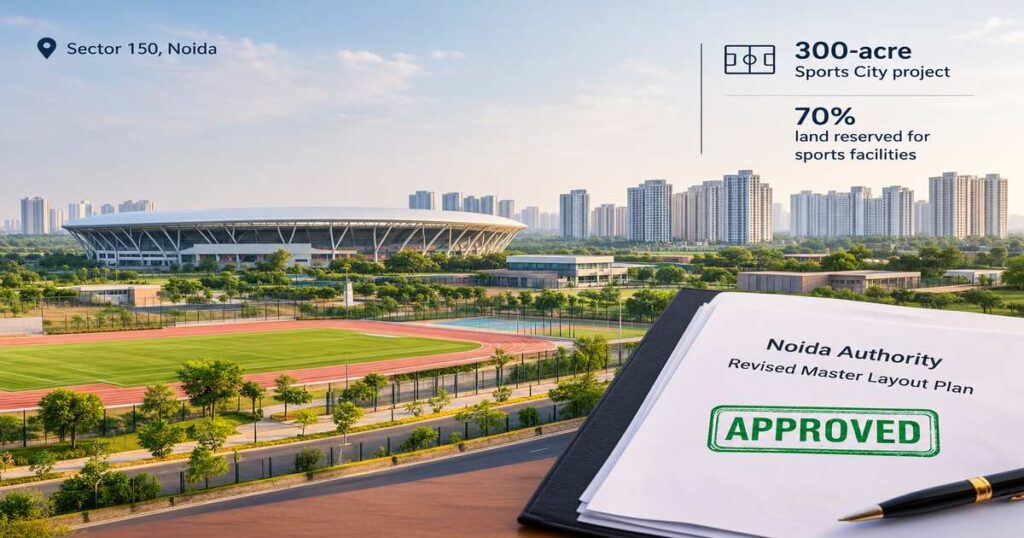 Noida Authority Approves Revised Sports City Plan in Sector 150