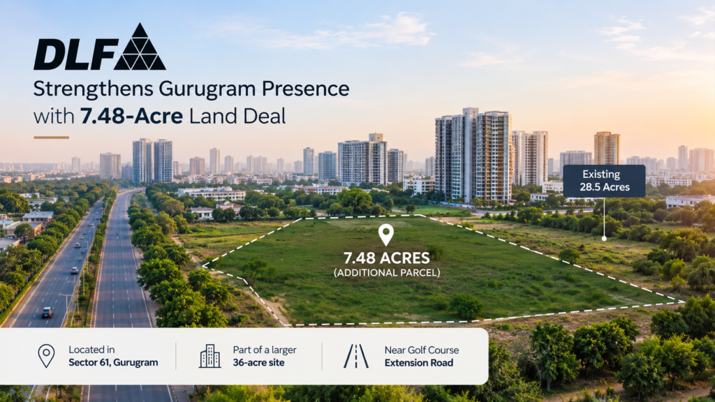 DLF Expands Its Gurugram Land Portfolio with a 7.48-Acre Deal