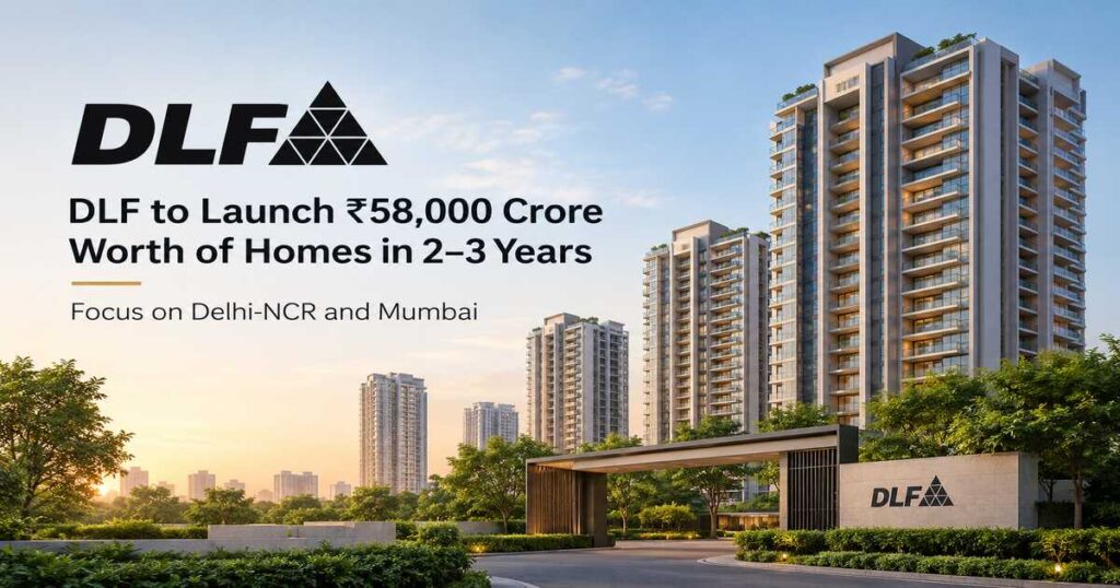 DLF to Launch ₹58,000 Crore Housing Projects in Delhi-NCR and Mumbai